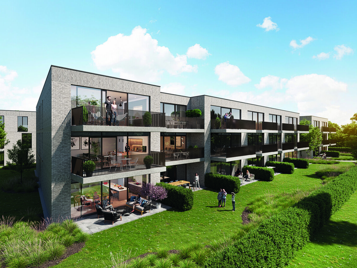 Gebouw B - Achteraanzicht 