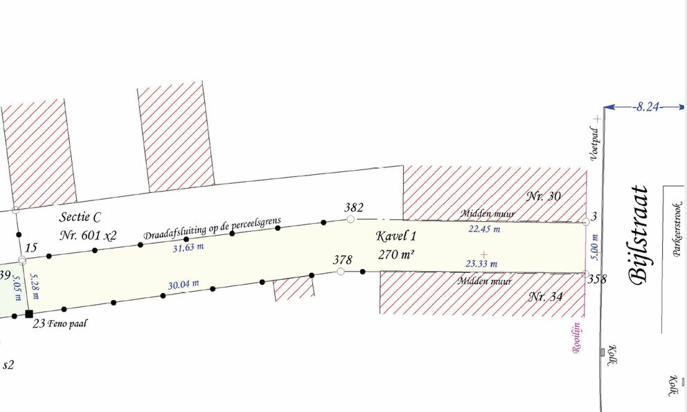 Op zoek naar een bouwgrond voor gesloten bebouwing zonder bouwverplichting in het centrum Beveren? 

Dan is dit perceel van 270 m&sup2; aan de Bijlstraat Uw kans. Dit perceel is vlakbij de Sportzone, vlakbij Hof ter Welle, vlakbij het centrum en vlakbij de N7