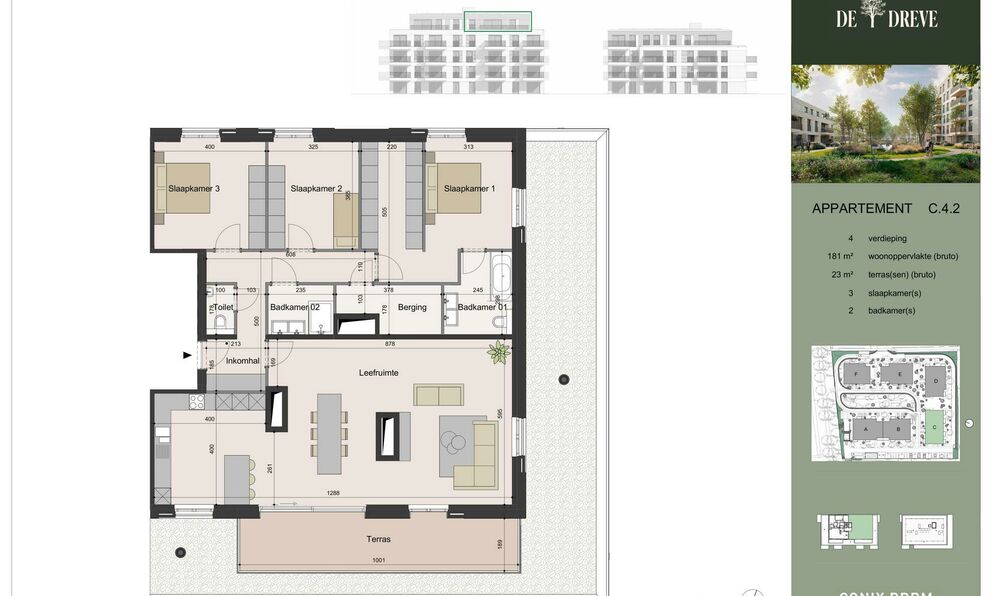 Penthouse te koop in Beveren-Kruibeke-Zwijndrecht